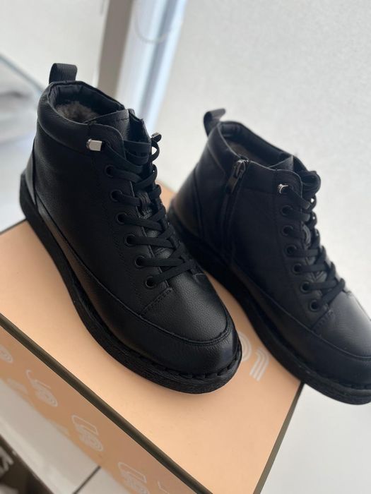 Женские зимние ботинки, натуральная кожа, новые