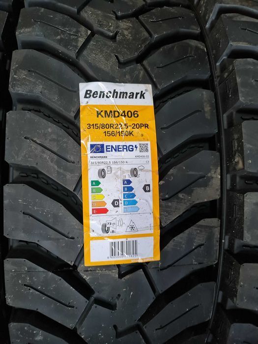 Cauciucuri noi 315/80R22.5 BENCHMARK basculanta 8x4 anvelope tractiune