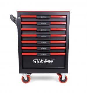Количка за инструменти 7ч STAHLMAYER Red Line