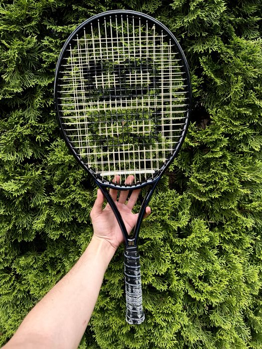Rachetă tenis RARĂ BlackBurne Double-Strung + Husă Originală