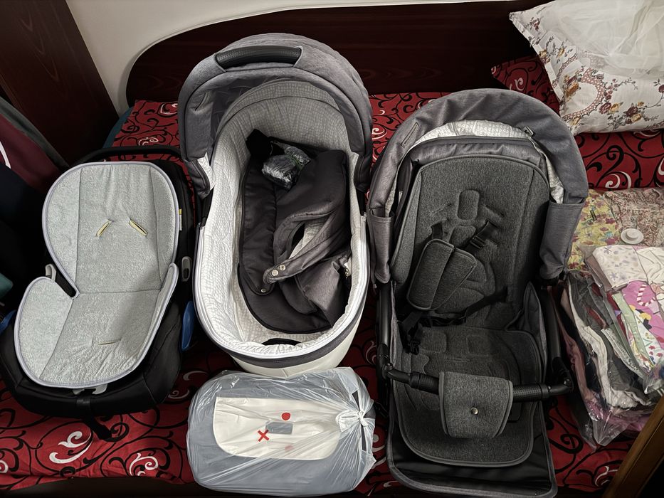 Cărucior 3 in 1 Krausman scoica landou