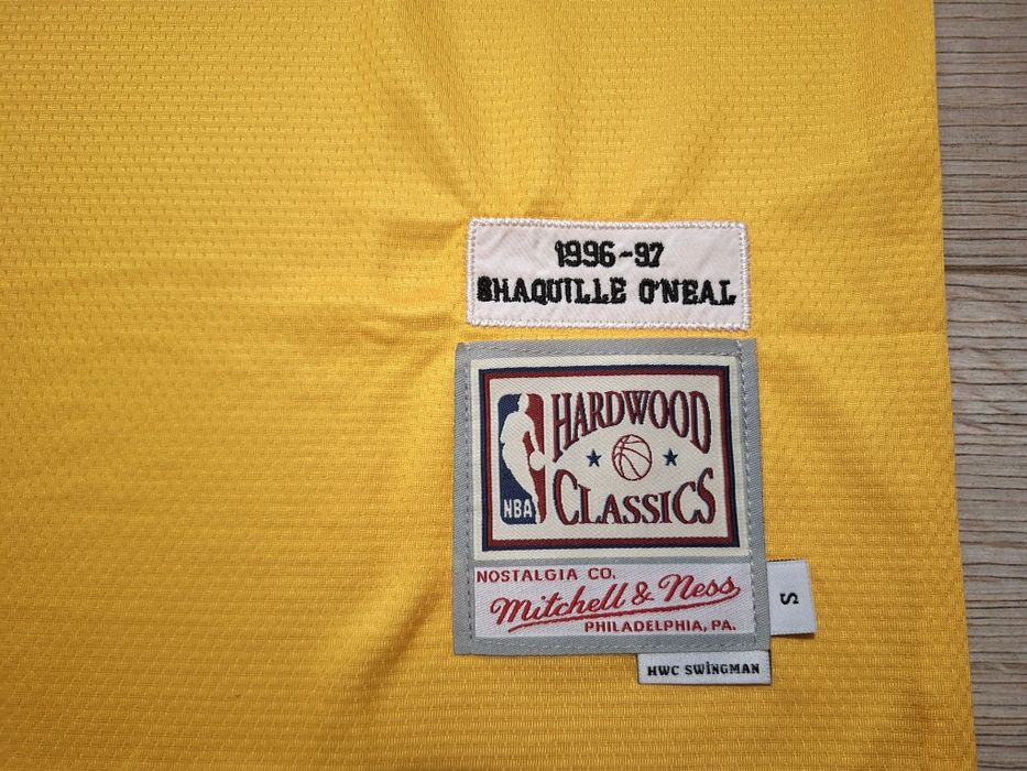 Баскетболен потник на Шакил О'Нийл#Лейкърс#34#Mitchel&Ness!