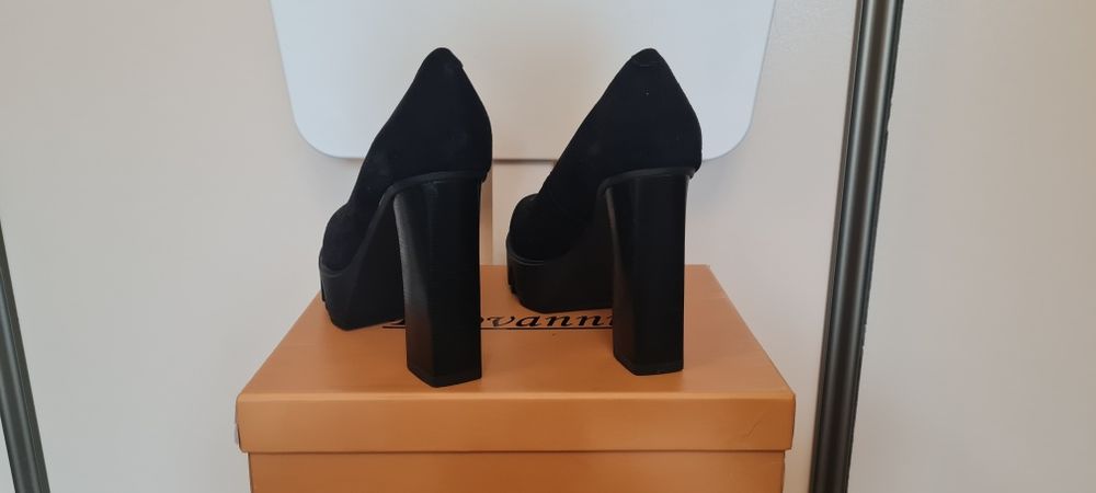 Туфли нат замша р 36