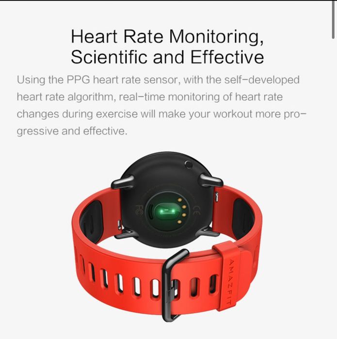 Смартчасовник amazfit pace
