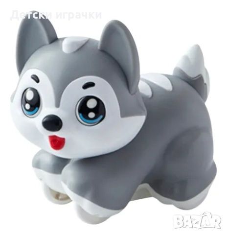 Играчка куче Хъски Husky Puppy със звук за бебе и малко дете