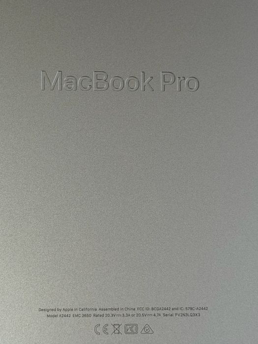 Macbook Pro 14” M1 PRO 16RAM 512 SSD