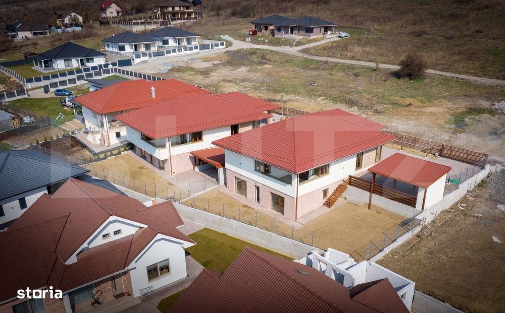 Casa premium D+P, 194.71 mp, teren 555 mp, garaj si terasa incalzita