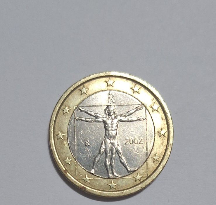 Moneda rara omul vetruvian