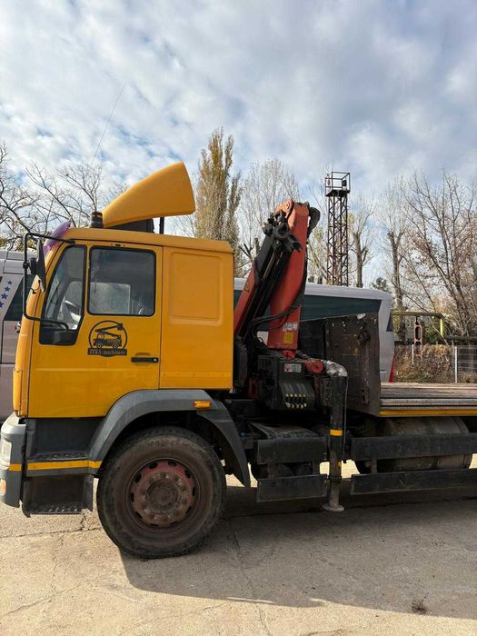 Inchiriez Camion Man cu macara Palfinger 9501 cu rampe