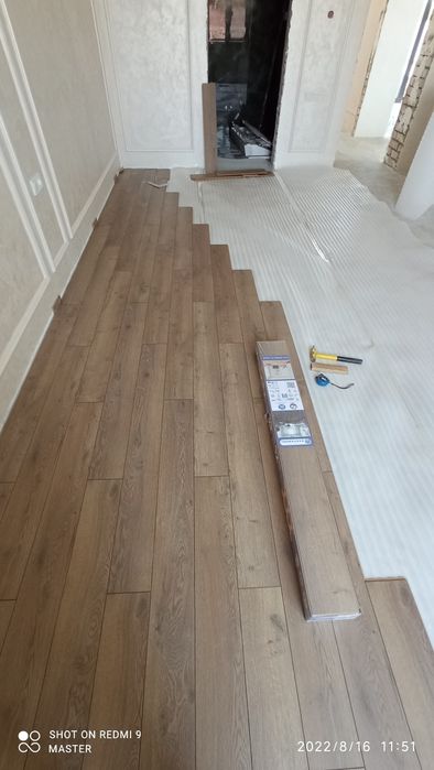 Укладка ламината. Профессионально.