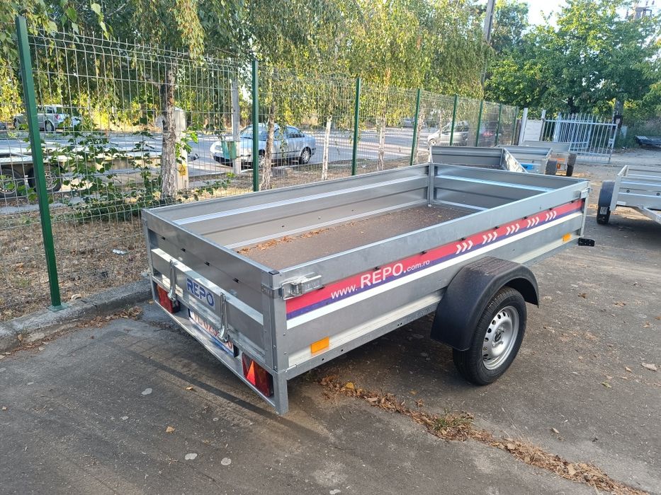 Remorca basculabila ATV,  750 kg, Repo 2.4 x 1.25 m