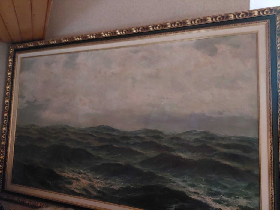 Огромна картина,масло 1943 г.размер178/110-Петър Бояджиев(1907-1963)