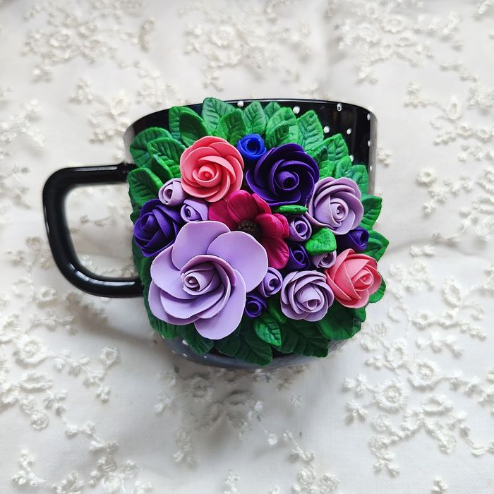 Ръчно декорирана чаша