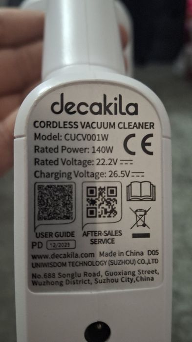 Aspirator fără fir 160 lei