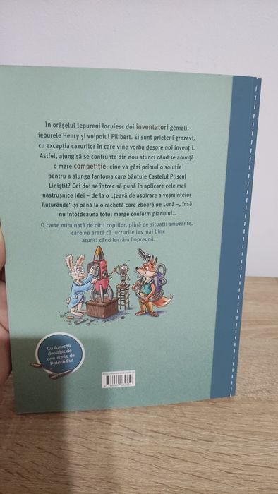 Cărți lectura Villa Fauna + Doi inventatori geniali
