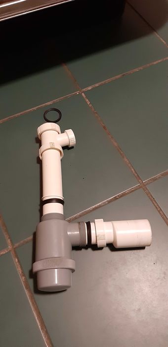 Кухненска мивка, двукоритна, Тека, 80/50/17,5 см, със сифон.