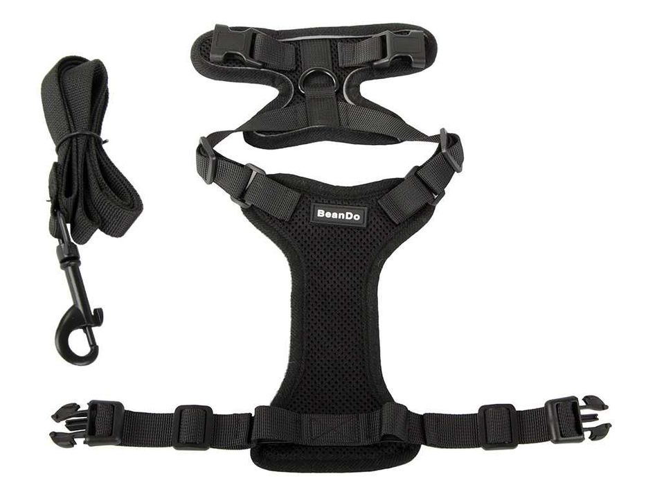 Каишка и повод за малко куче - нагръдник с повод