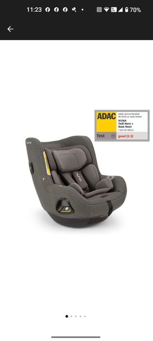 Scaun auto Nuna todl