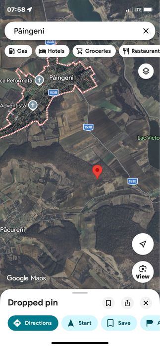 Padure 8395 mp   zona Glodeni Mures vanzare