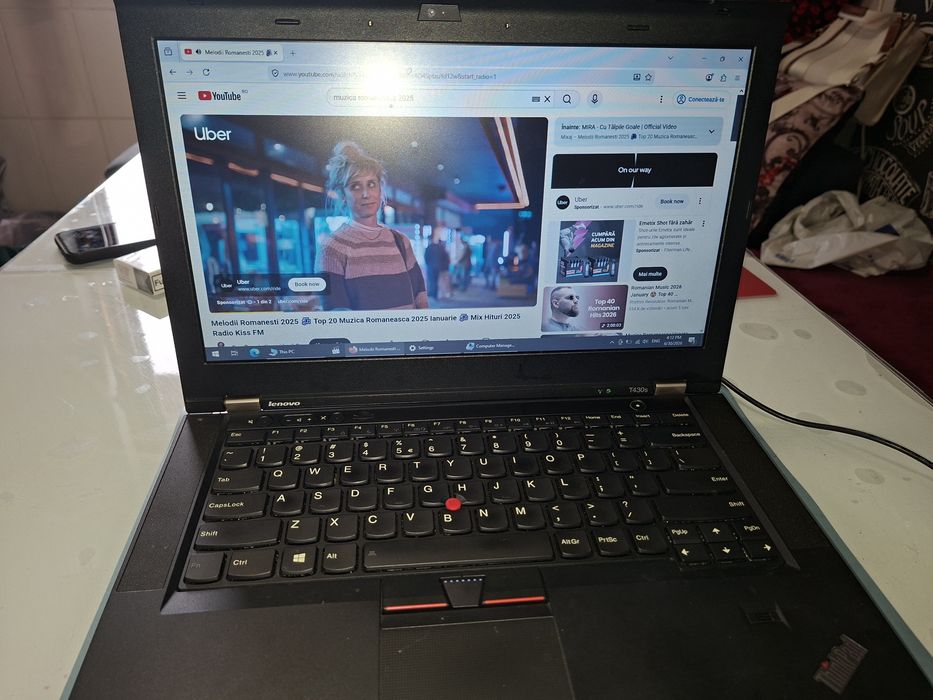 Lenovo ThinkPad T430s, Intel i7, 8 gb ram, video dedicat NVIDIA, Bluetooth, amprentă