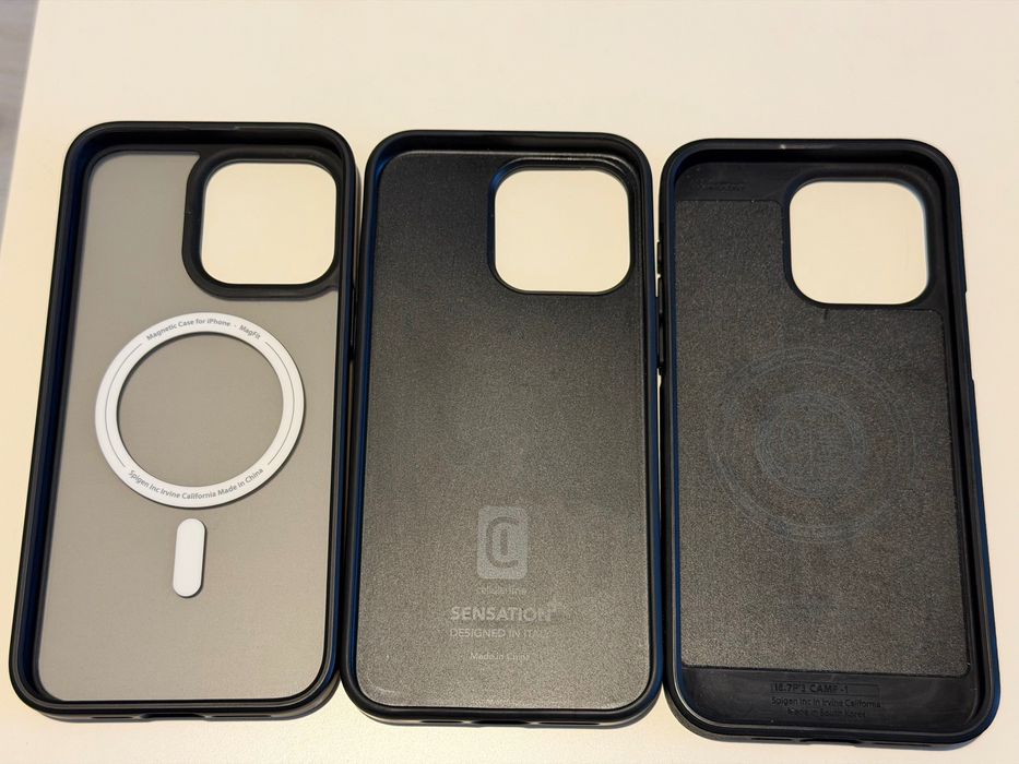 Set 3 huse iPhone 15 pro Max