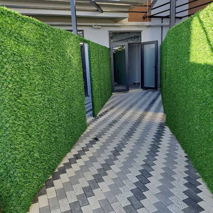 ECODEC GREEN Yashil dekorativ devor Зелёный забор