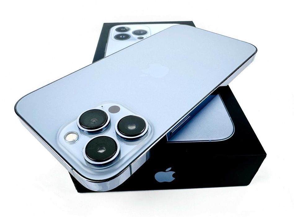 Apple iPhone 13 Pro Max 256GB Sierra Blue 100% Батерия! Гаранция!