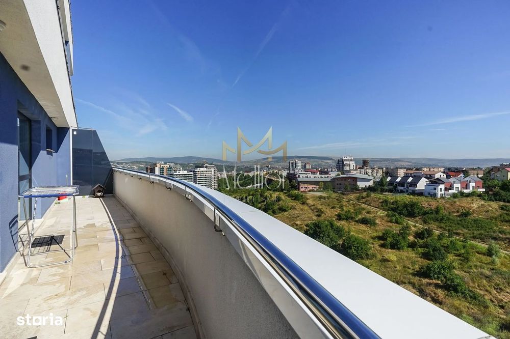 Apartament 3 camere, terasa, parcare, view panoramic asupra orasului