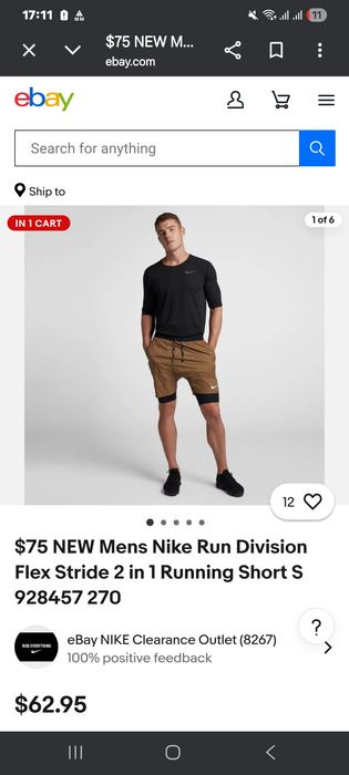 Pantaloni Scurti Nike Running Division