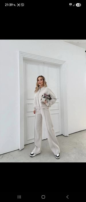 Намалени Памучни ватирани спортни екипи тип zara