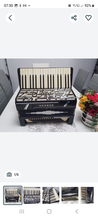 Hohner Verdi3 sita ,Hohner Virtuola 120 si  Parot