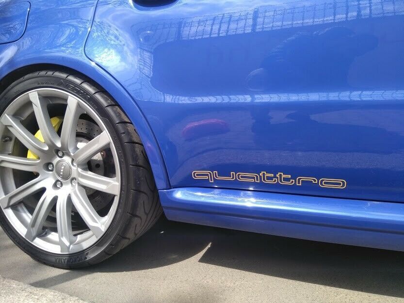 Стикер quattro контур audi sport