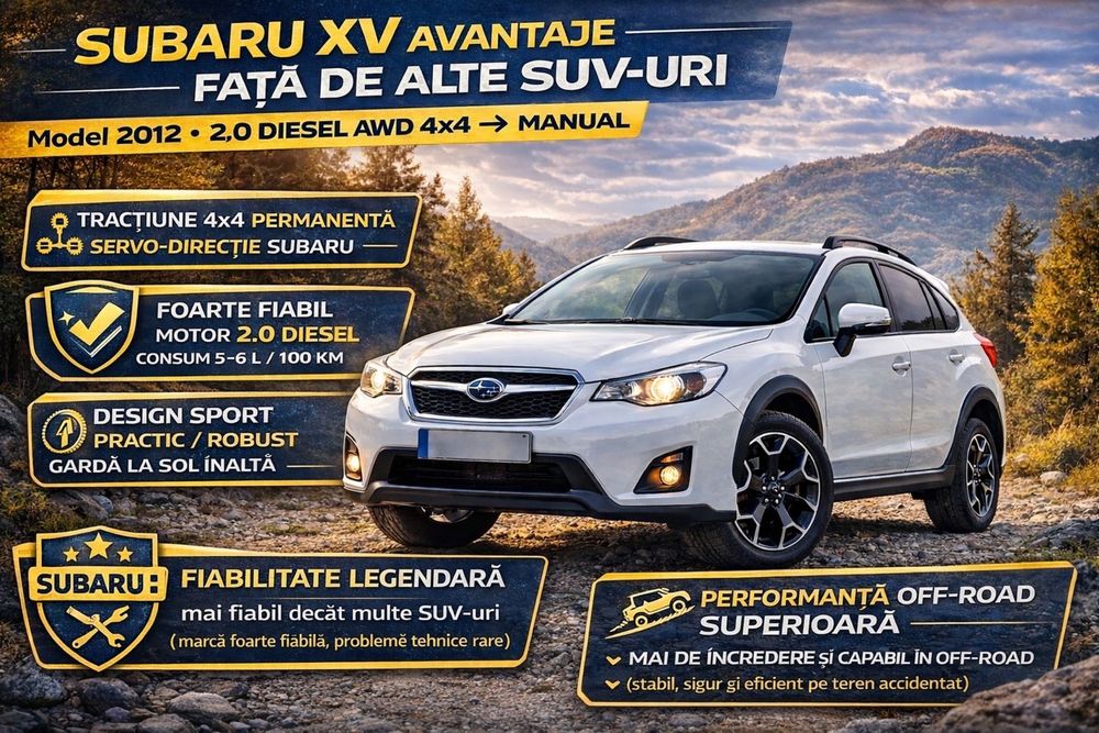 URGENT! Subaru XV 2.0 Diesel AWD 4x4
