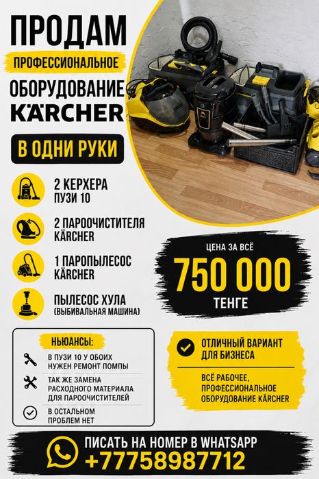 Моющий пылесос керхер