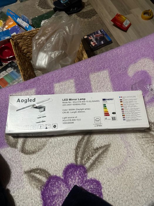 AogLed Lampa pentru oglinda baie nou, la cutie
