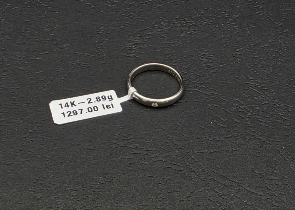 Inel Aur Alb 14K 2.89gr