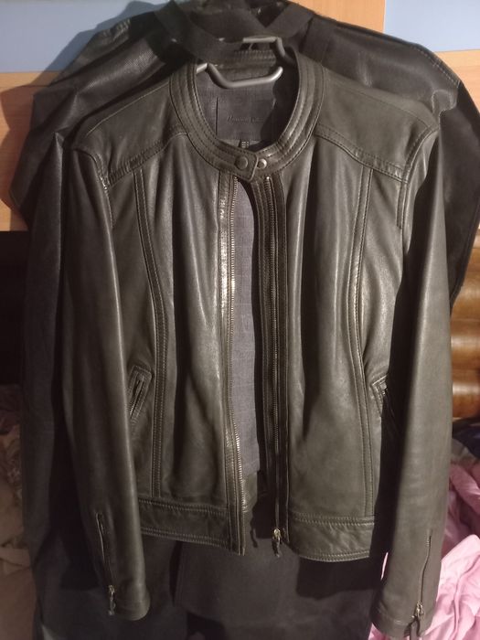 Кожаная куртка Massimo Dutti