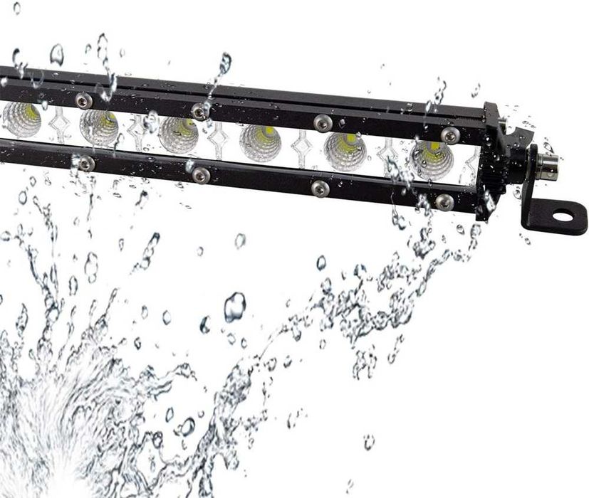 Едноредов SLIM 72W LED бар за осветление с 24 диода, 12/24V - 65.5 см.