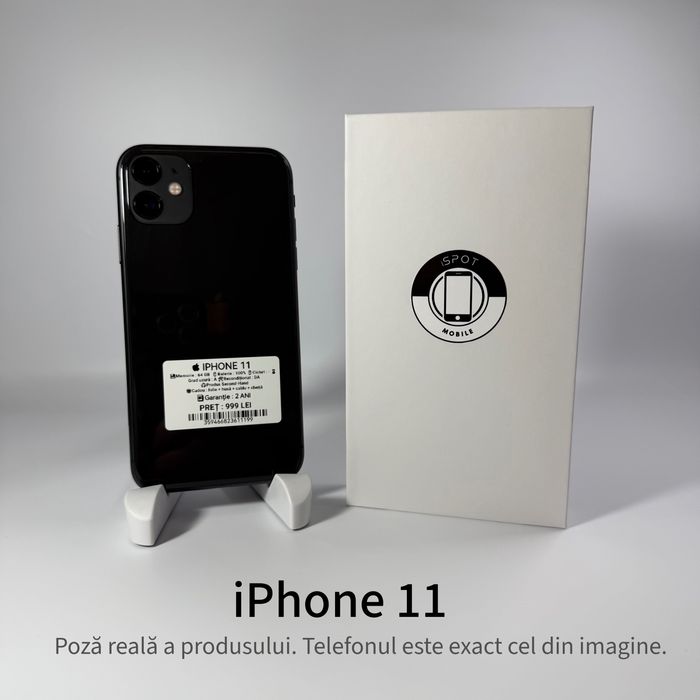  iPhone 11 • 64 si 128 gb , 100% ! Garantie 2 ani + cadou