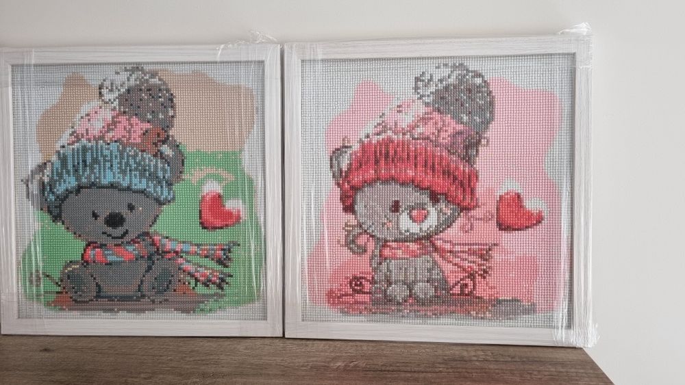 Зимен гоблен - ръчно нареден