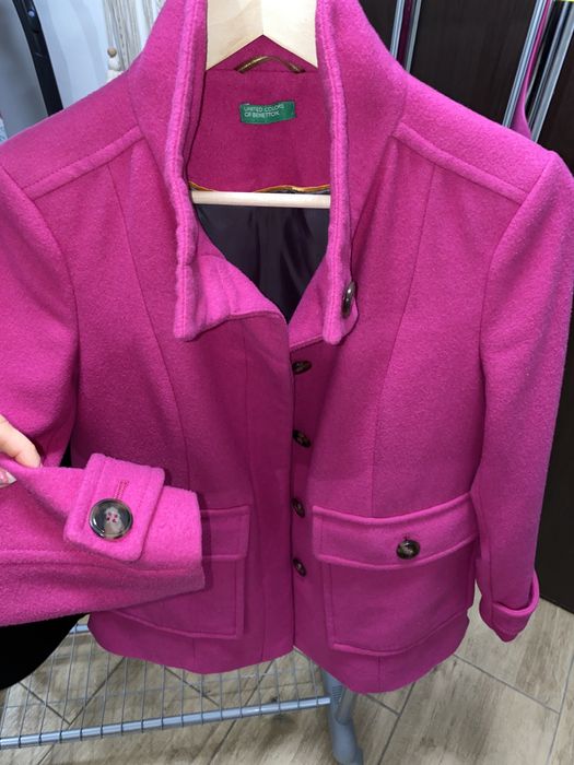 United Colors of Benetton зимно вълнено палто, размер 38, като НОВО!