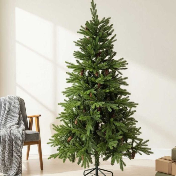 Красива коледна елха с естествено излъчване –като истинска/РАЗМЕРИ