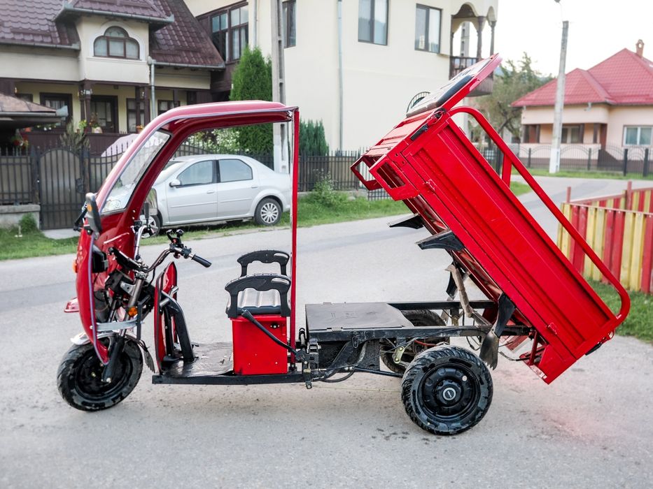 Triciclu electric Voltarom Hercules VT5, 3900W, 72V 120Ah, benă basculabilă