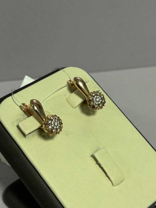 Золотые серьги, 585 / Каскелен