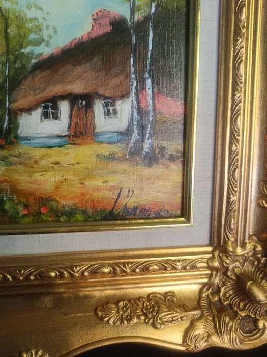 Барокова картина масло върху платно