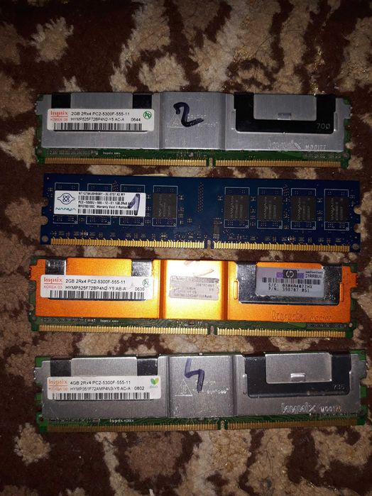 memorie ram  pentru server, ECC , ddr2 DE 1, 2 SI 4G
