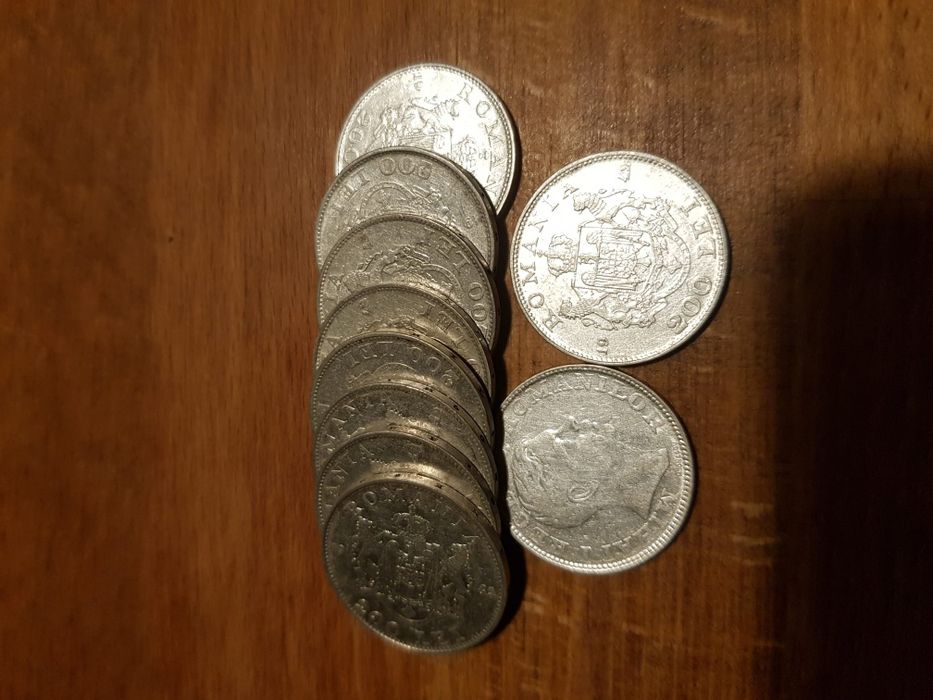 Moneda 200 lei 1944 argint