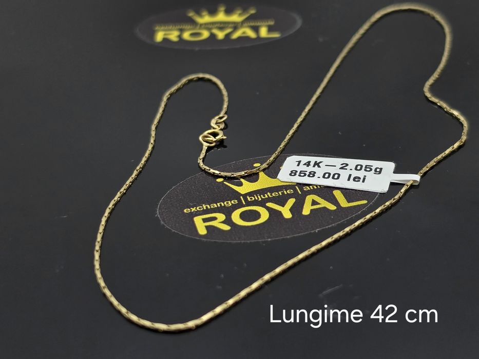 Bijuteria Royal: Lant aur 14k 2.05 gr