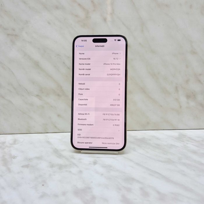 iPhone 14 PRO MAX 512gb Baterie 87% ZEUS  Amanet Militari 34778