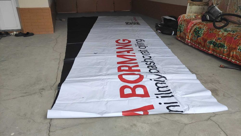 б/у Укрывной Тент Баннер Прочный Брезент Тарпаулин полог материал